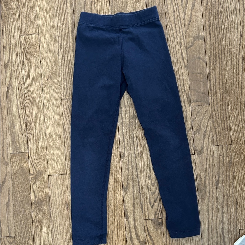 Primary Navy Blue Kids Leggings - size 8